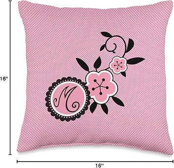 Miraculous Ladybug Marinette Dupain-Cheng flowers Throw Pillow