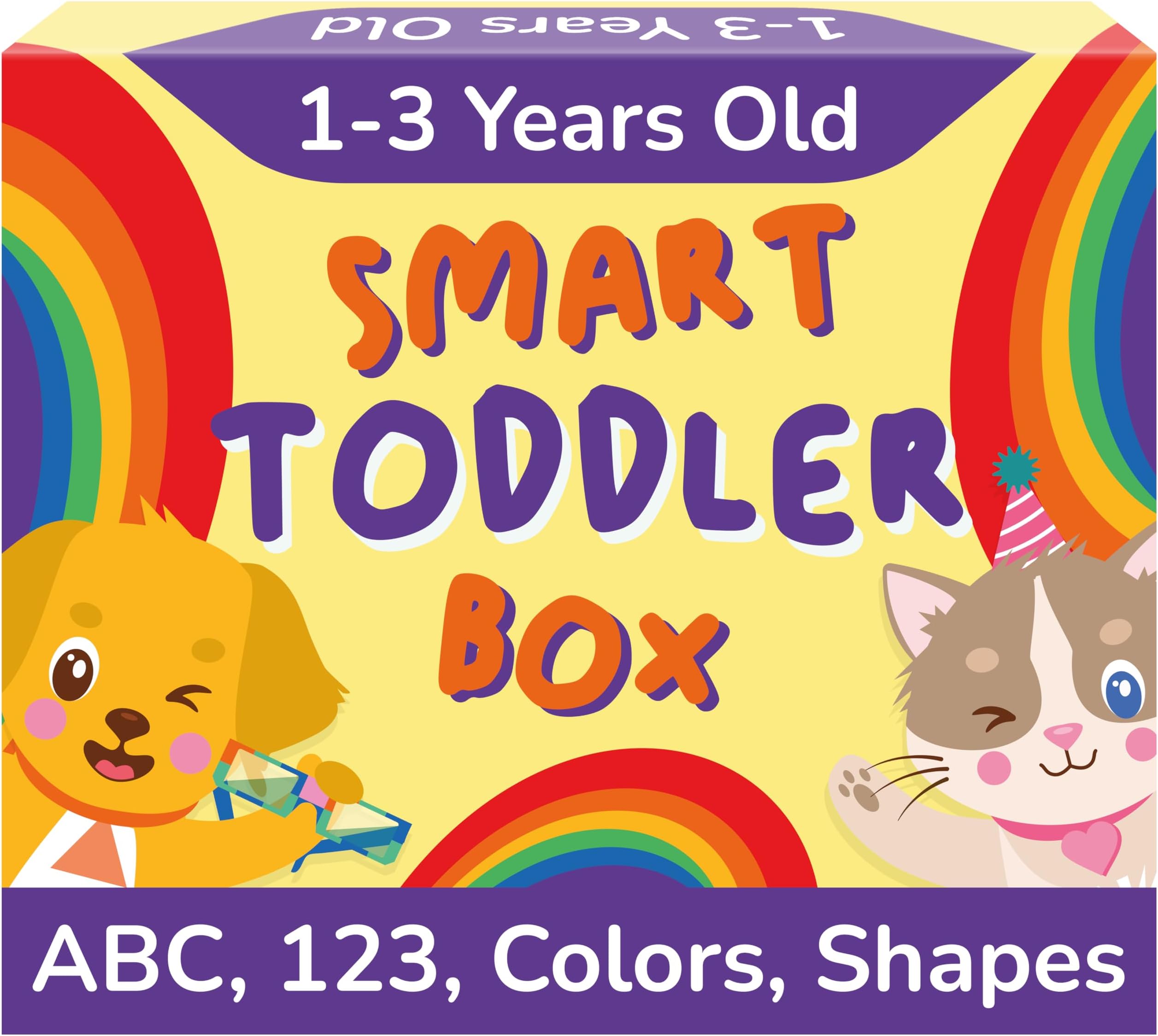 Preschool Montessori Learning Kit With Busy Book For Toddlers 1-3- Baby Flash Cards - Quiet Activity Books - Puzzles Ages 2-4 - Flashcards 3-5 Years - 1 Year Old Boy Gifts -1st Birthday Toys For Girls