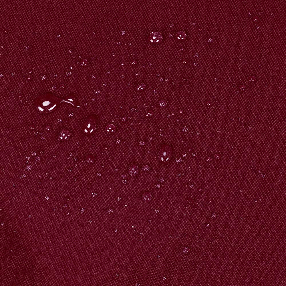 Detex® Ensemble de 6 Coussins Boston de Chaise de Jardin Rouge Coussin de siège de Jardin en Polyester intérieur extérieur