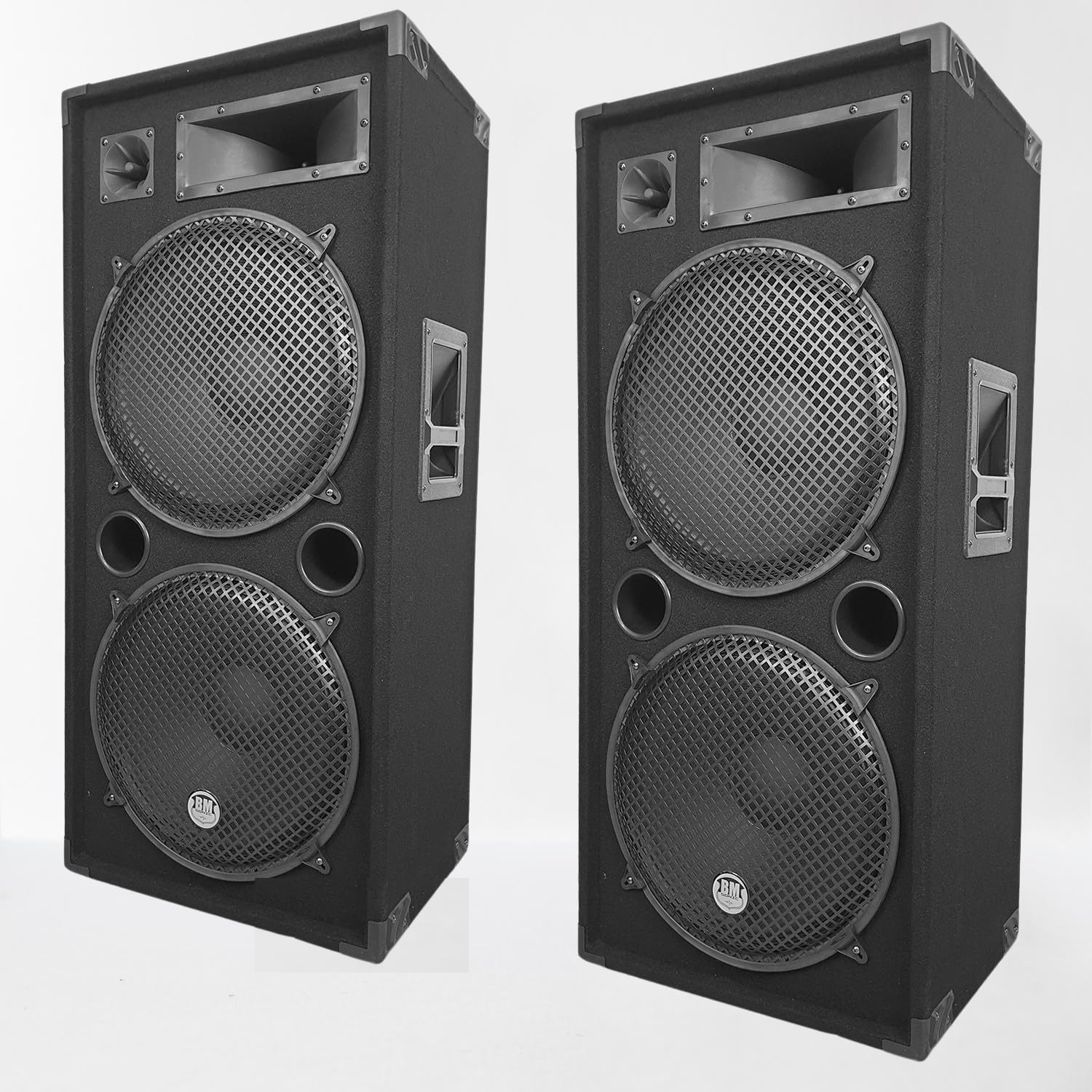 Paire d'enceintes passives Sono PA 2x15/38cm 2x2000W 3 Voies bassreflex LSC215