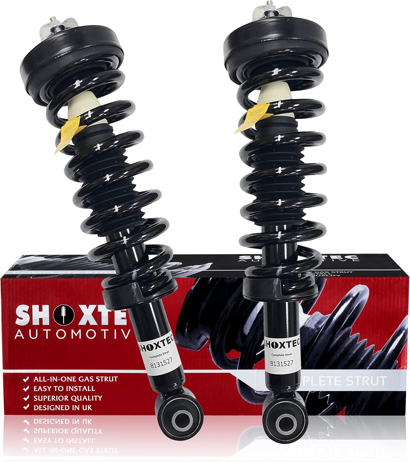 Shoxtec Front Pair Complete Struts Assembly Replacement for 2009-2013 Ford F150 Coil Spring Assembly Shock Absorber Repl. part no. 171140