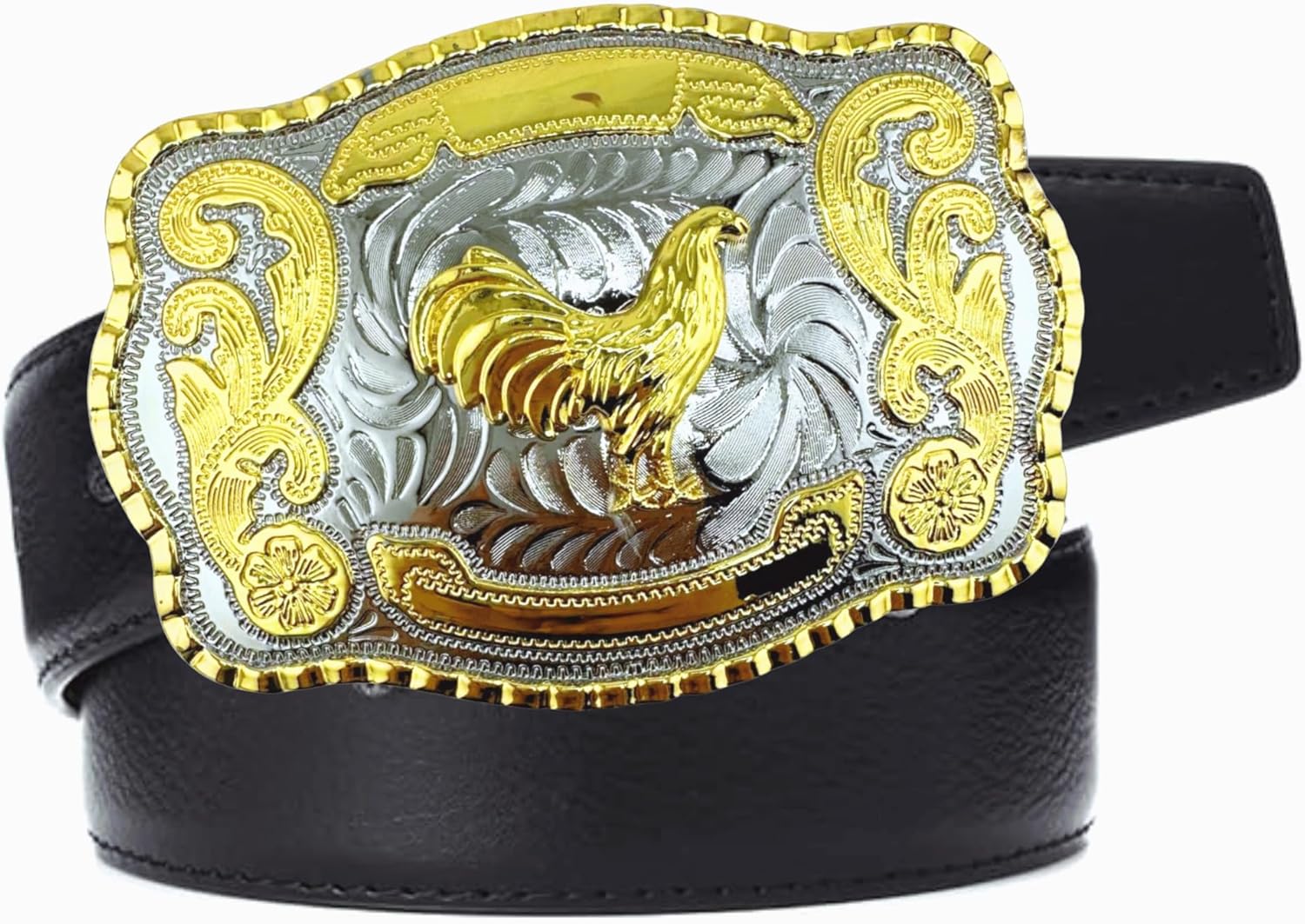 WMG Western Belt Buckles for men women - Rooster Belt Buckle - Rodeo Cowboy Belt Buckle - Fits Up to 2 Inch Belts - Image 3