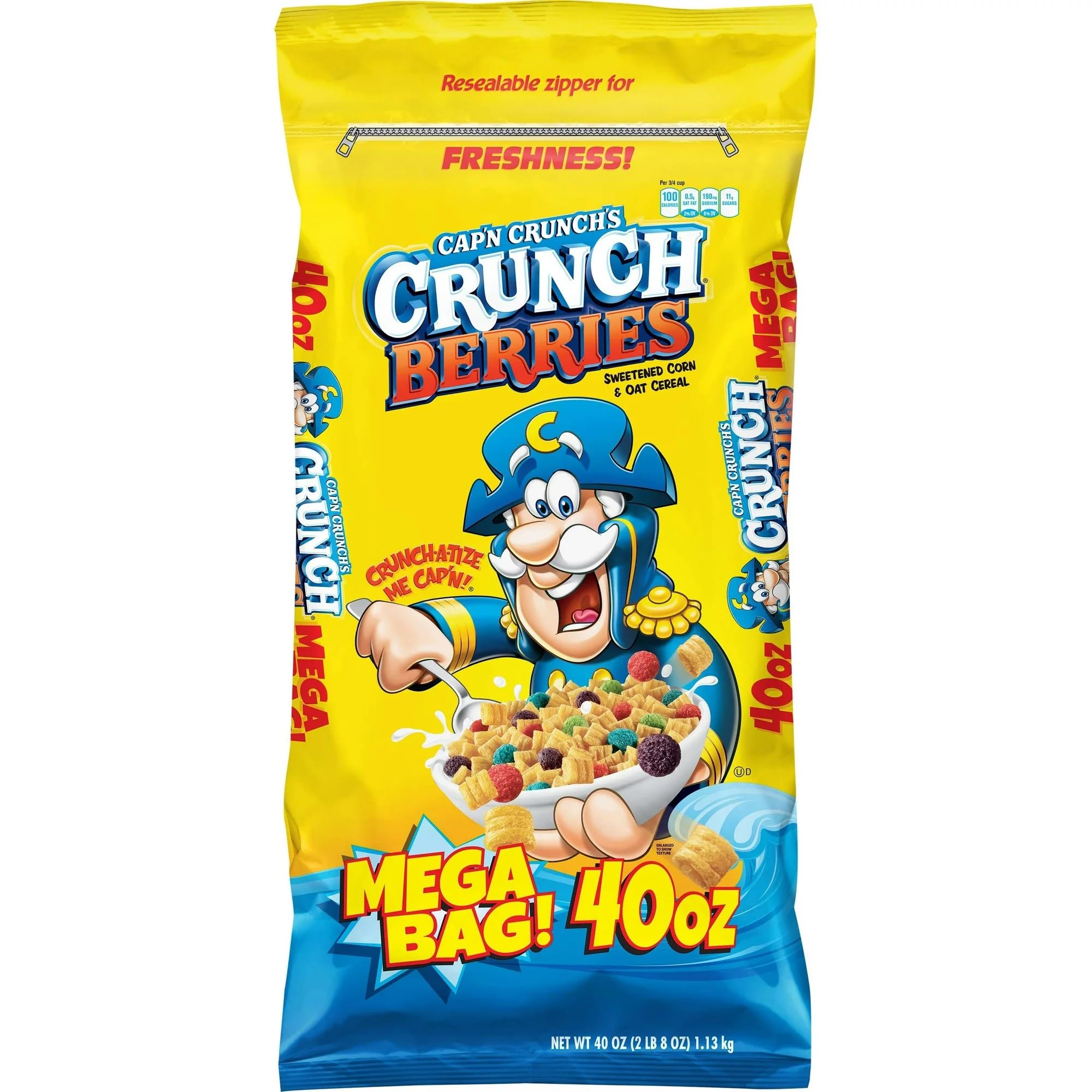 Amazon.com: Cap'n Crunch's Crunch Berries 40 oz mega bulk bag