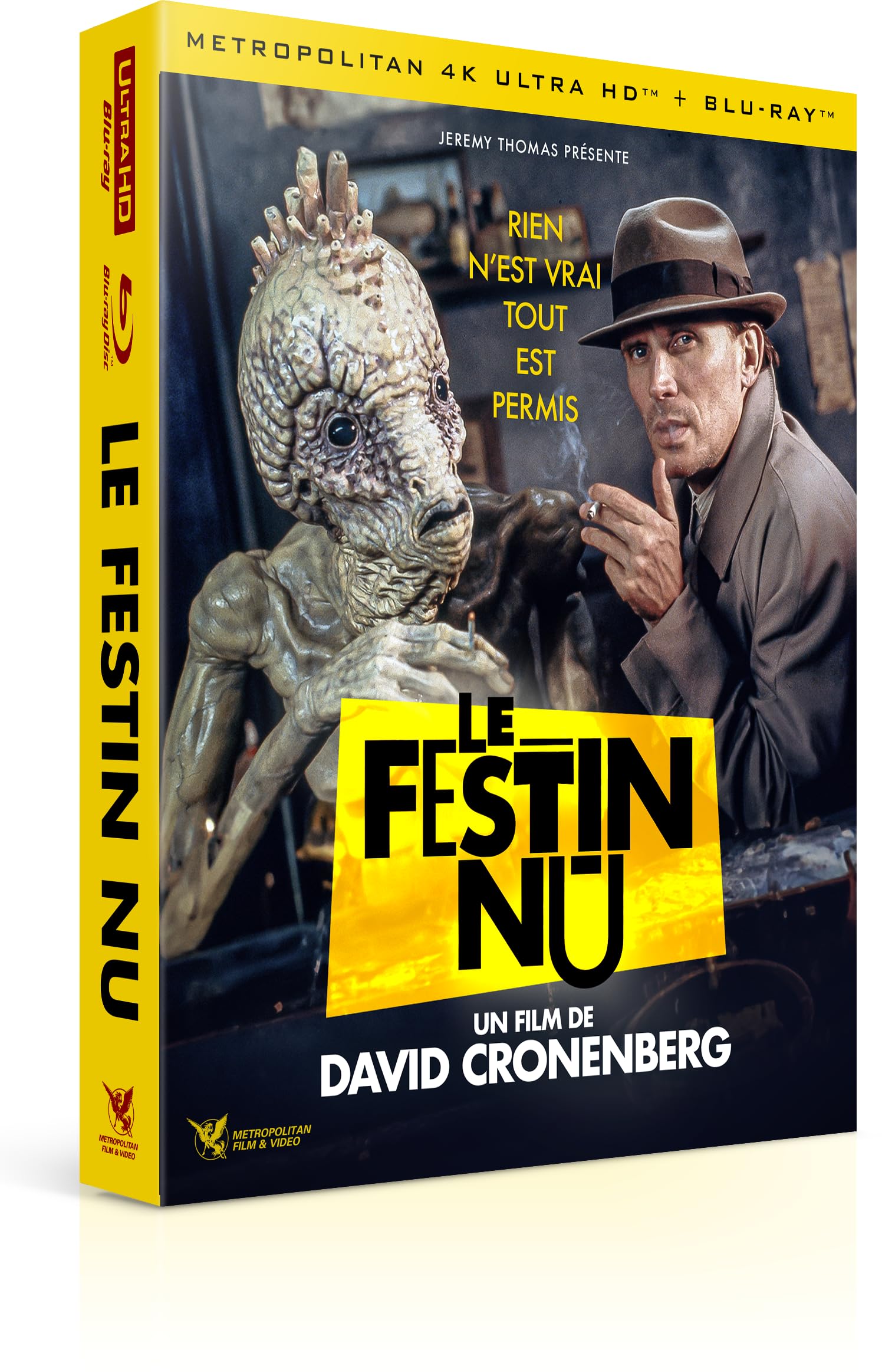 Blu-ray Le Festin nu película de culto importación francesa edición coleccionista