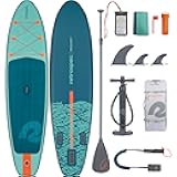 Weekender Inflatable Stand Up Paddle Board Includes Paddle, Pump, and Accessories 10’6” Lightweight iSUP, Puncture Resistant Inflatable Paddle Board for Adults