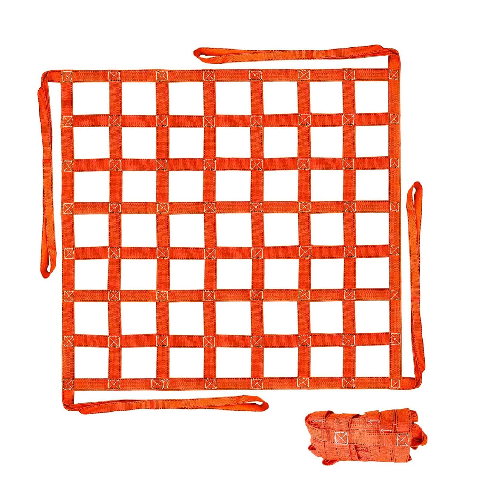 WQPMNYG Hoisting Lifting Nets,Heavy-Duty Nylon Cargo Lifting Net - Durable Hoisting Net for Trucks, Pallets & Boxes - Tear Resistant, 3x300cm, 2.5T Load Capacity