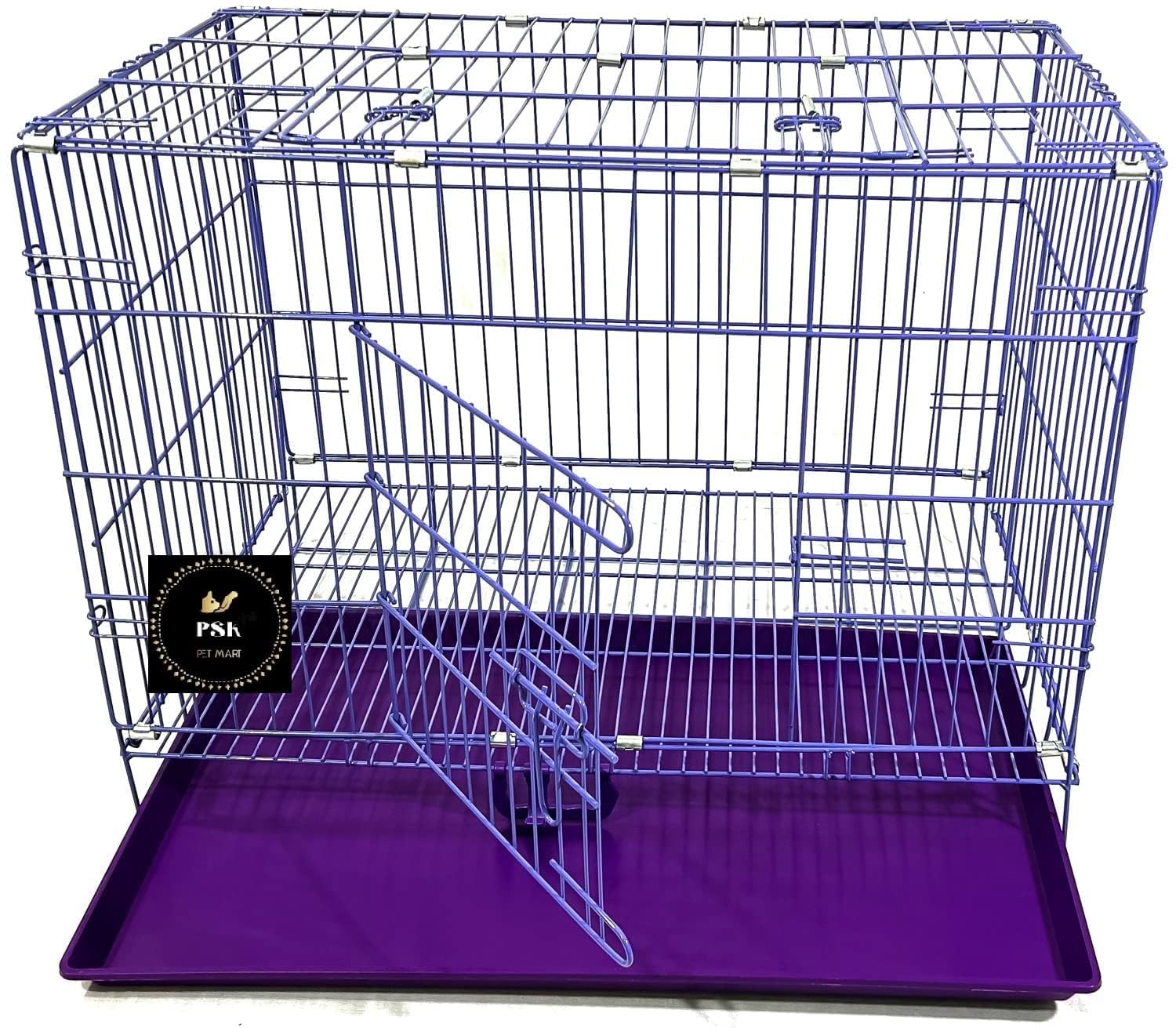 PSK PET MART Iron Create And Kennel For Dog Cage For Dog Suitable For Small Breeds Colour In (18 Inch Cage, Purple) (B0C65WQFY2) Amazon Price History, Amazon Price Tracker