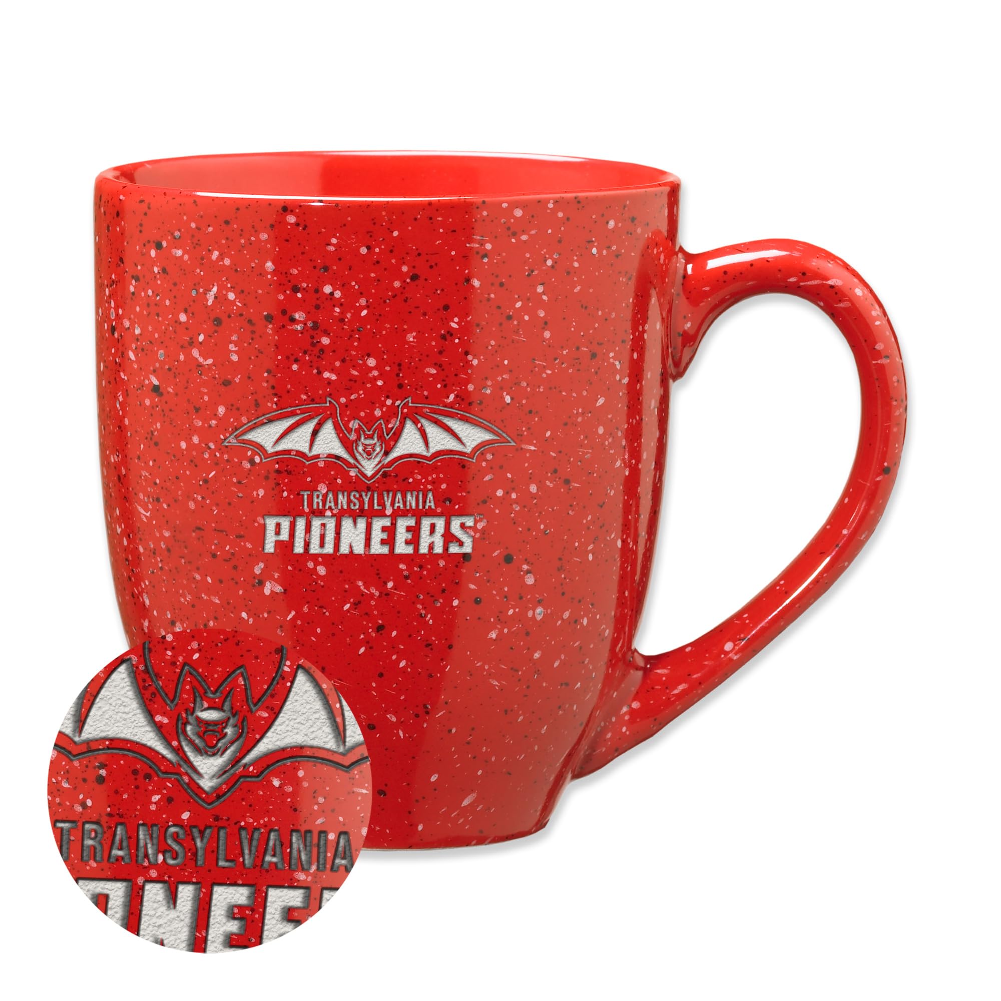 Mug Pioneers de Transylvania rouge pour vos matins dynamiques