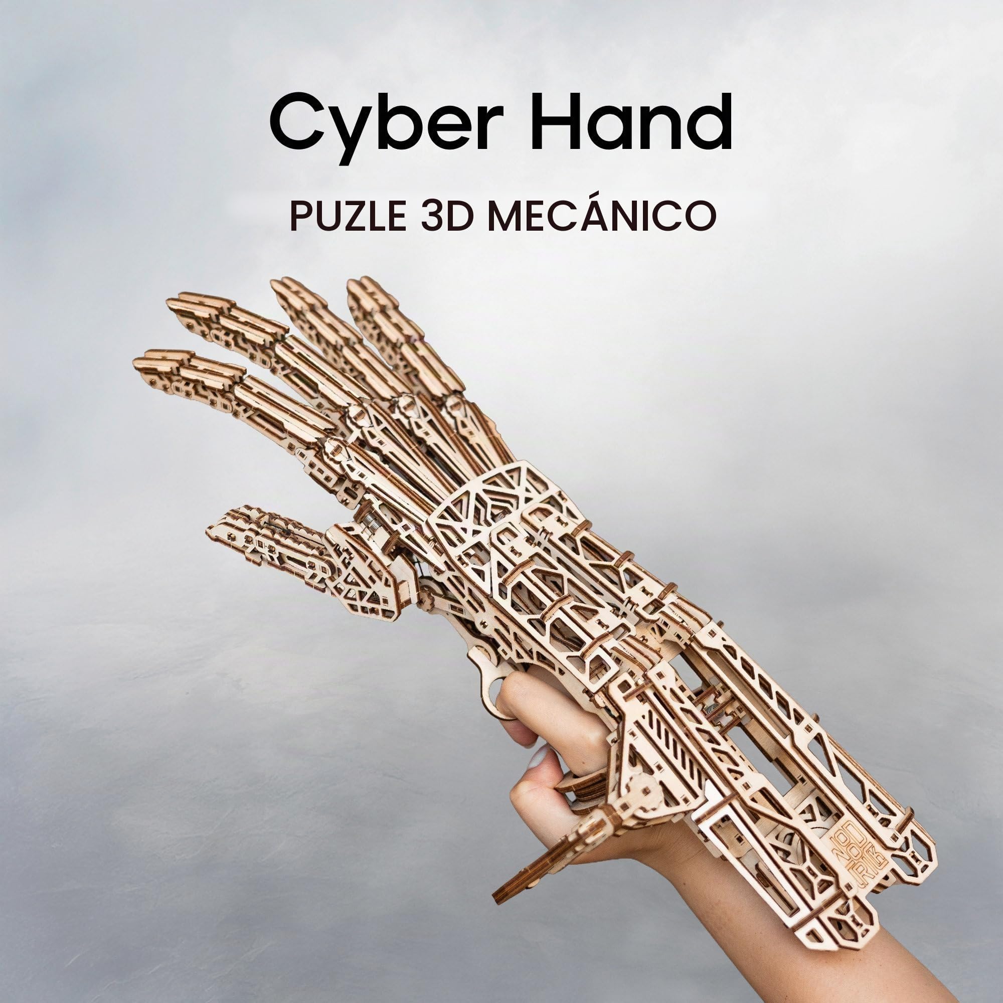 Wood Trick Cyber Hand Puzzle 3D de Madera para Adultos para Construir