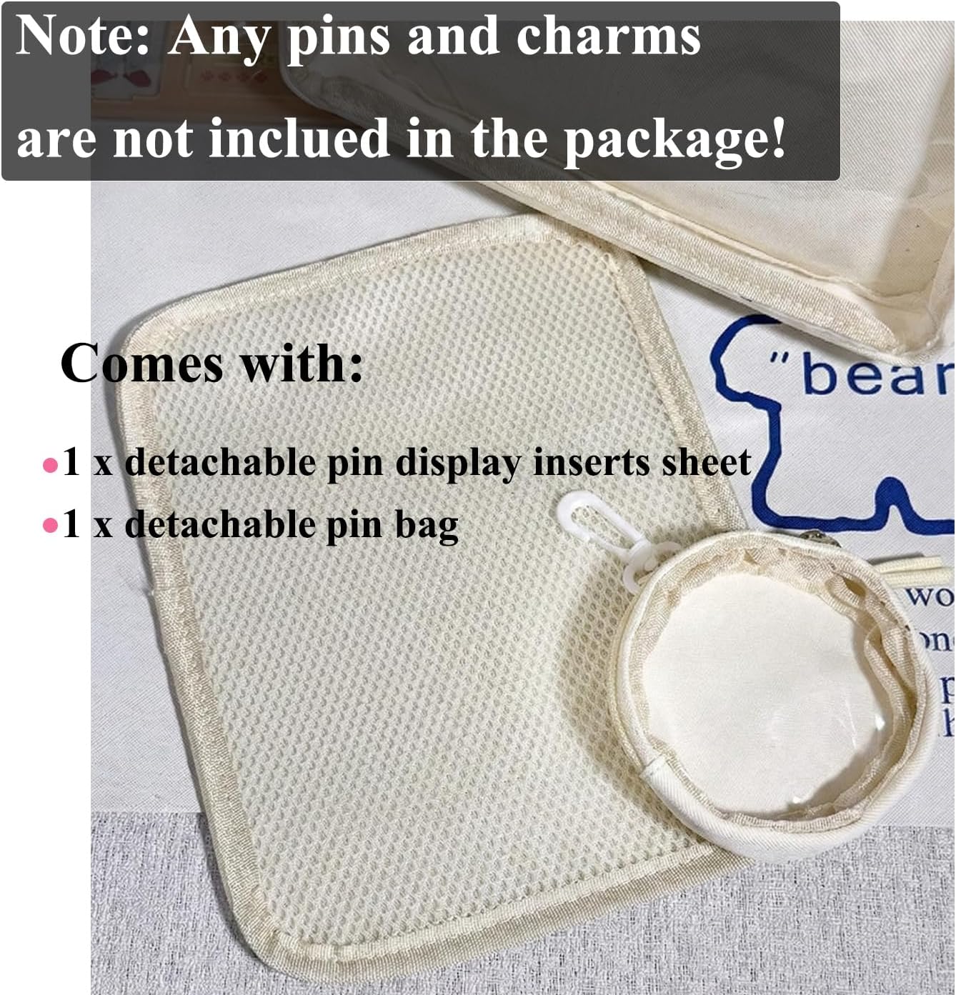 Ita Messenger Bag, Nylon Cute Pin Display Crossbody Bags Handbags Kawaii Shoulder Purse