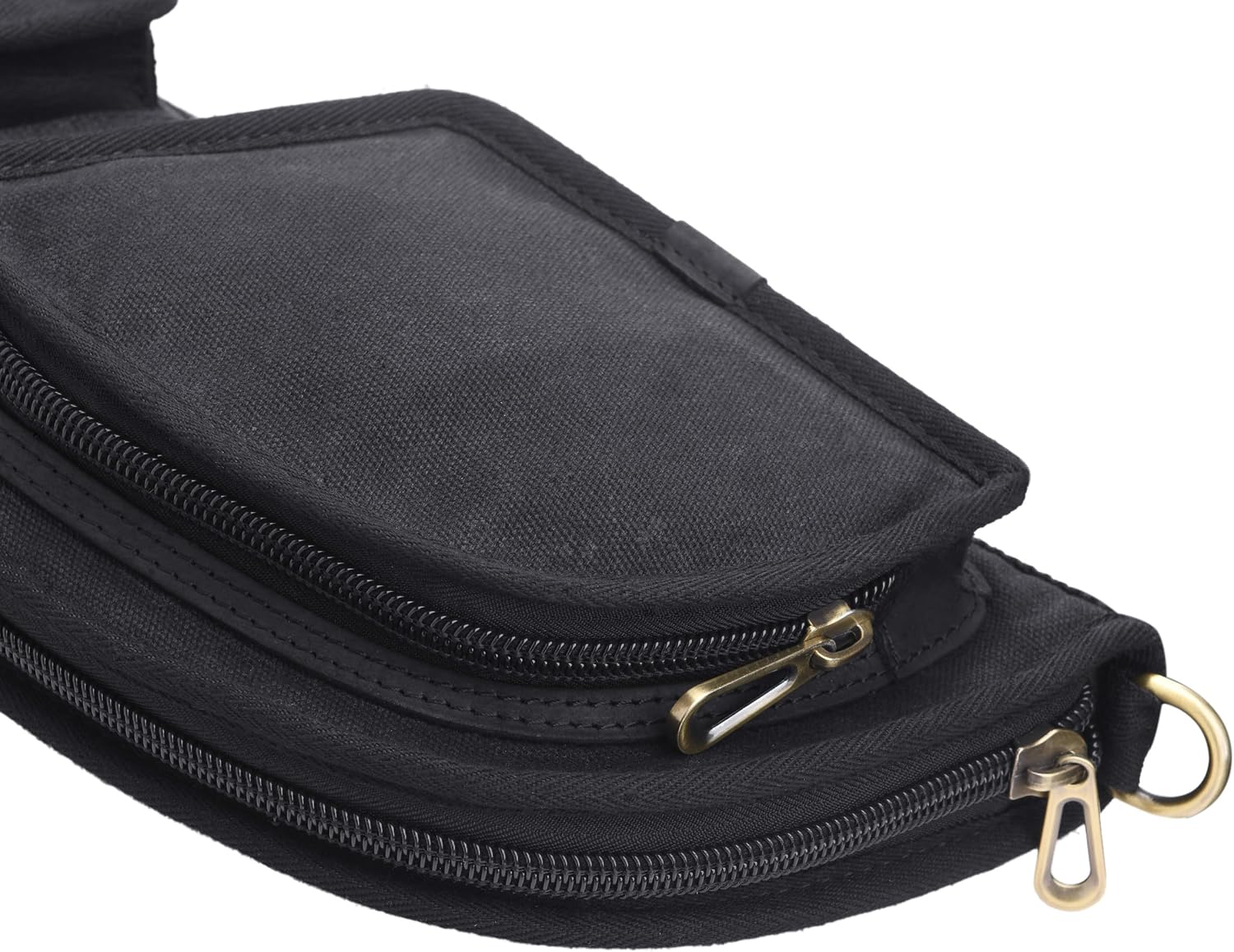 38"/ 52" Gun Case Soft Rifle Case, Canvas Leather Shotgun Bag