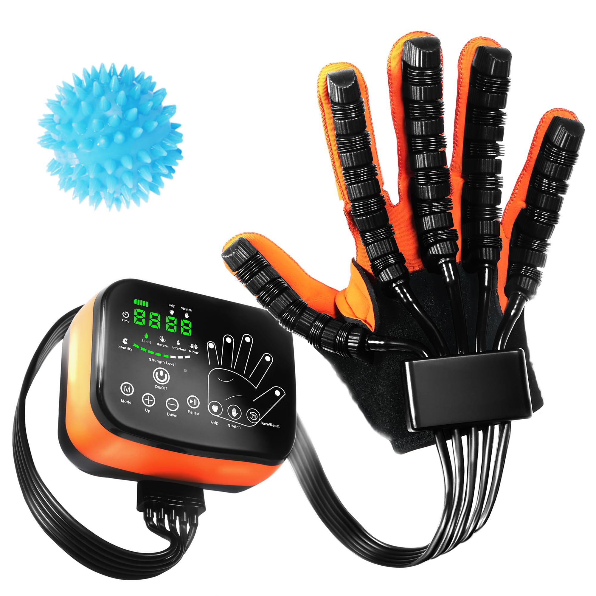 Rehabilitation Robot Gloves for Dementia Stroke and Hemipalia Patients Hand and Finger Function Rehab Hand Therapy Devices for