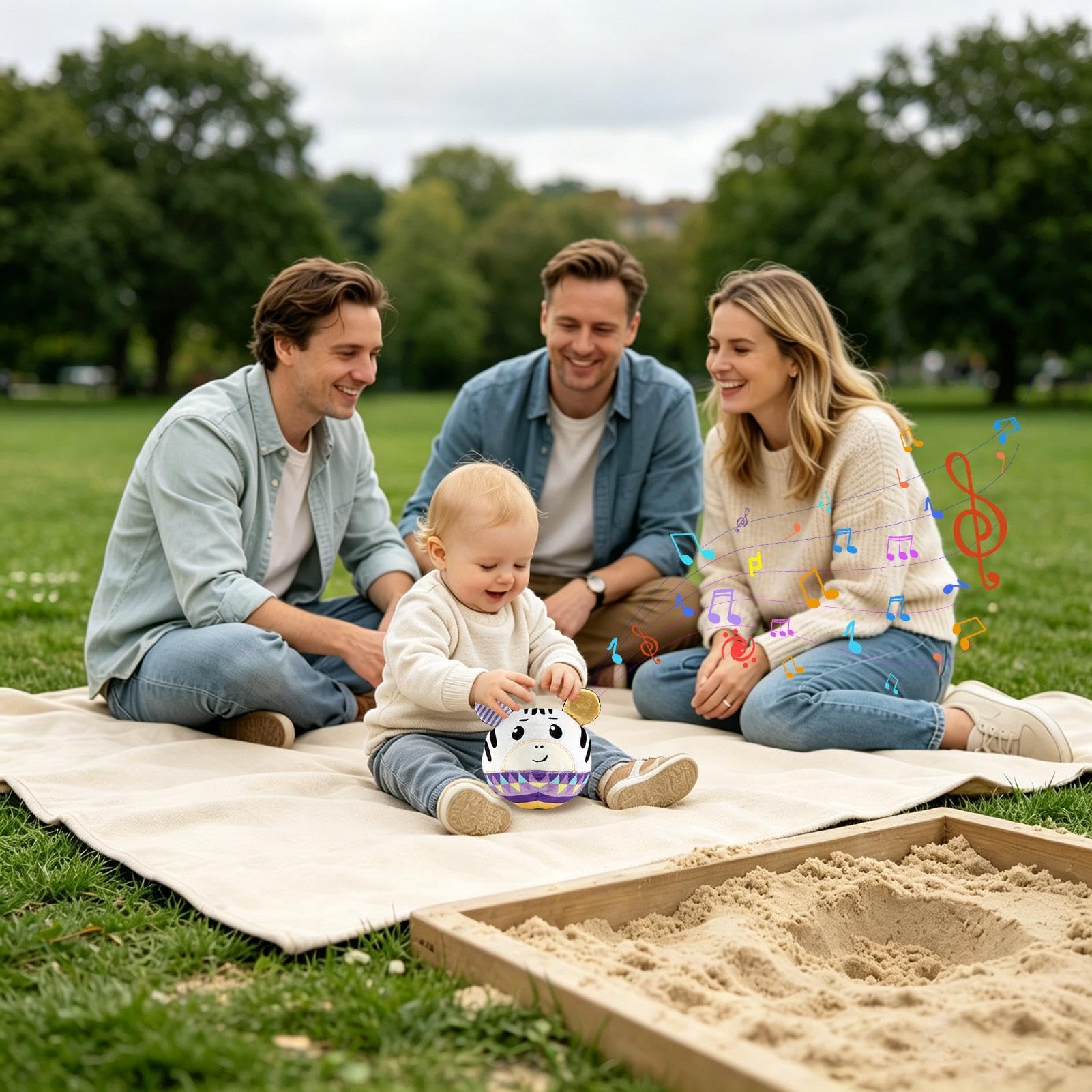 Peluche Giocattolo Musicale Interattivo Di Stimolazione Sensoriale