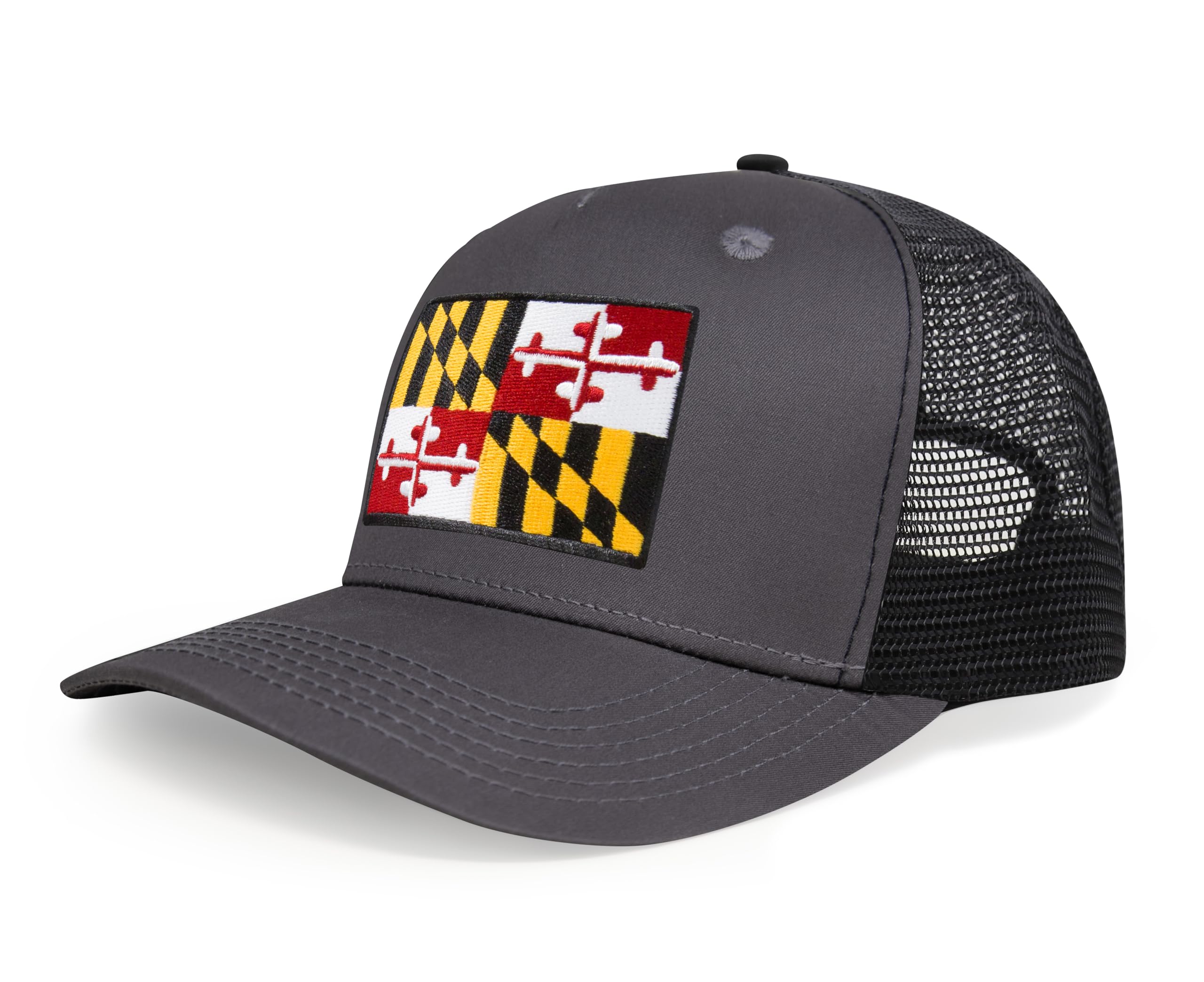 International Tie State Hat for Men and Women, Adjustable Snapback Trucker Baseball Cap with Embroidered Patch