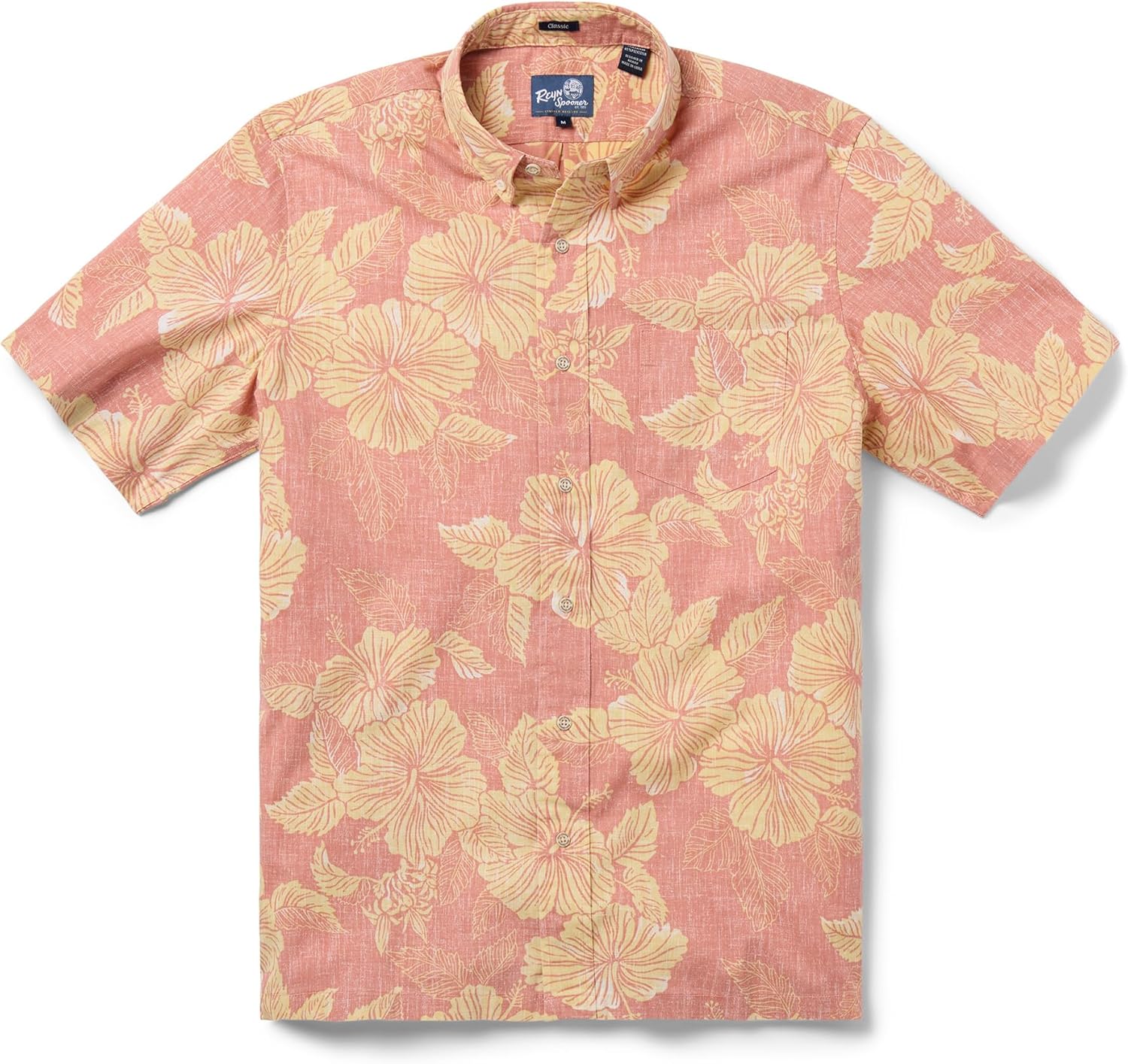 Reyn Spooner Men's Floral Paradise Hawaiian Aloha Shirt - Button Front