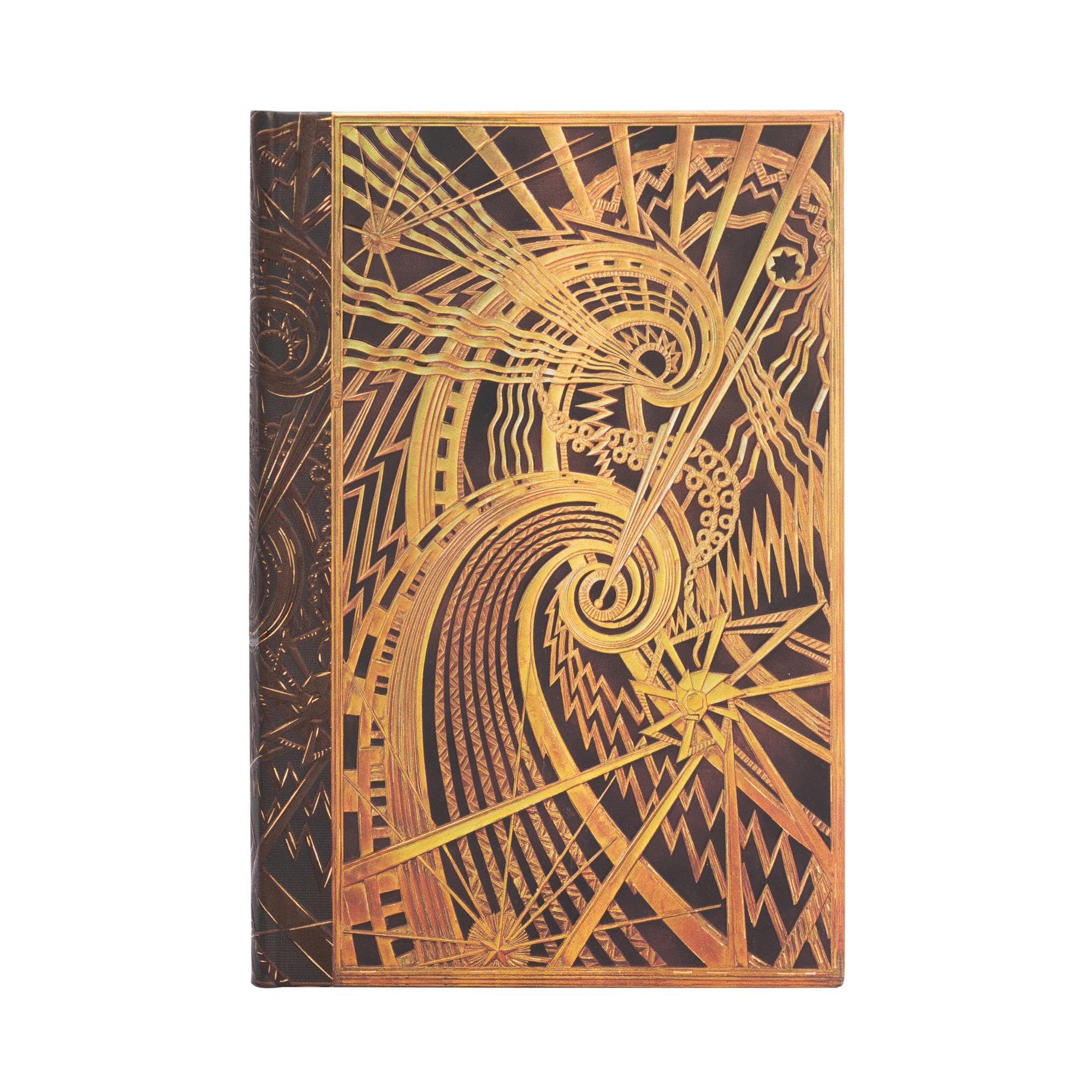 The Chanin Spiral (New York Deco) Mini Lined Hardcover Journal: Hardcover, 85 gsm, ribbon marker, memento pouch, elastic closure