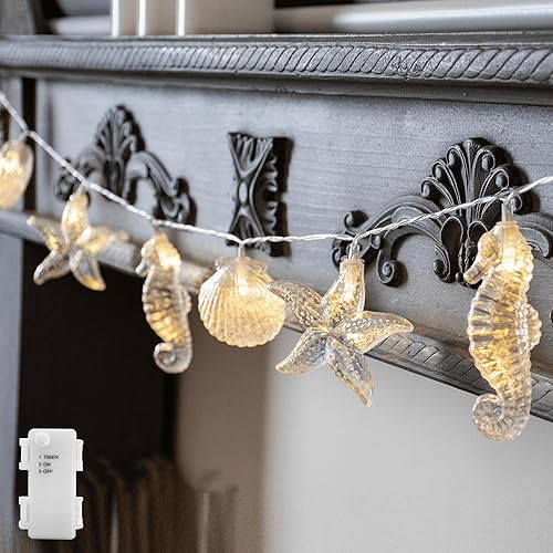 Miniatura 8 de YOLIGHT Decoraciones de Pascua, luces de huevo de Pascua, guirnalda de luces que funcionan con pilas, con temporizador, 6.5 pies, 10 luces LED de