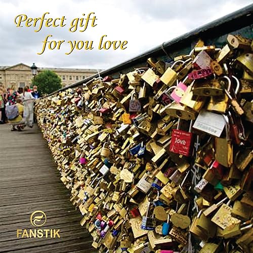 Miniatura 9 de Candado rojo personalizado grabado (Hecho en EE. UU.) para aniversario, candado de amor para puente, boda, candado personalizado grabado para tu