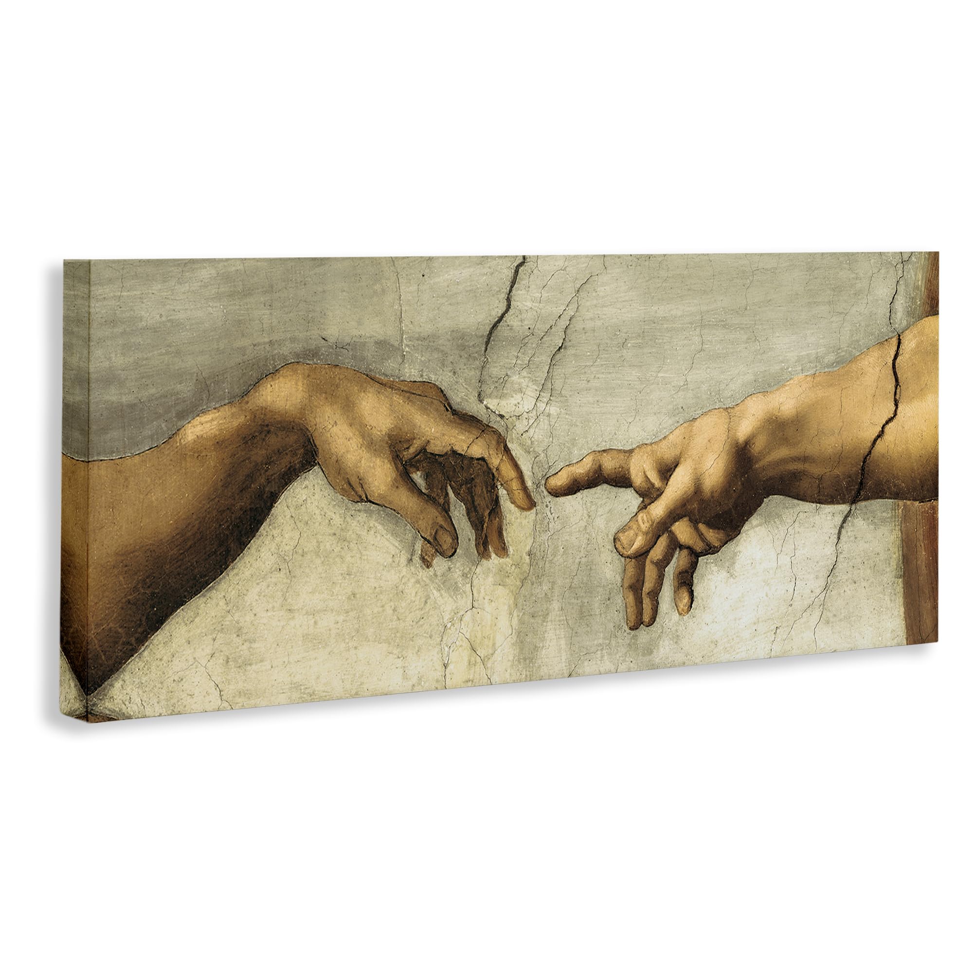 Amazon.com: Creation of Adam Religious, 17 x 40 Inch Canvas Wall