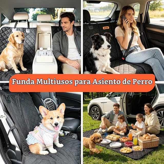Foto 7 de 7 de Nobleza Funda Asiento Coche Perro Impermeable Antideslizante