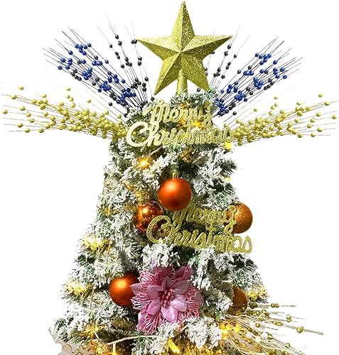 Miniatura 2 de Christmas Artificial Glitter Berry Stem Decorations Decorative Bead Sticks Xmas Picks Glittery Twigs Branches for Christmas Tree Wreath Gift Vase