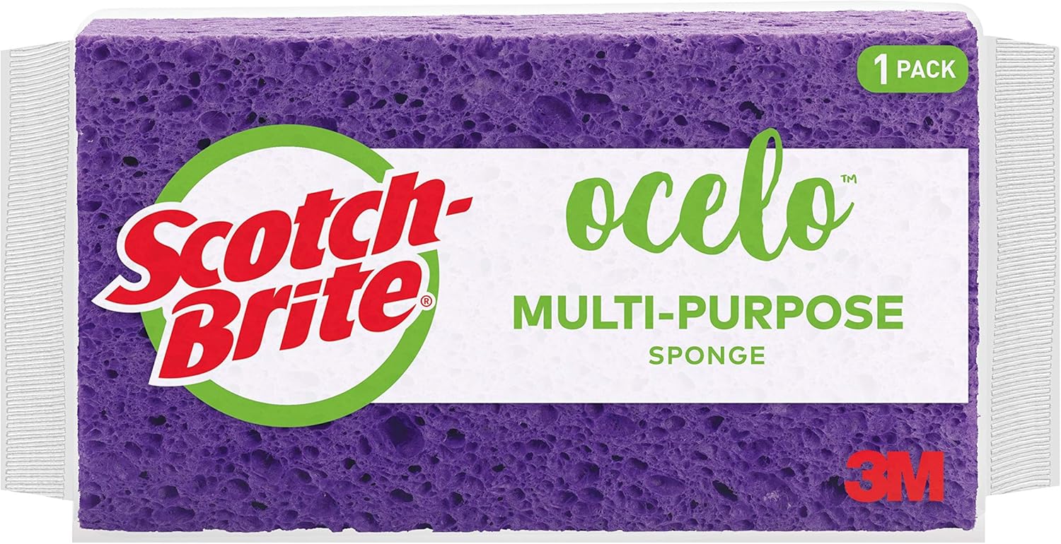 ScotchBrite ocelo Large Sponge , Assorted Colors, 6 Sponges Buy