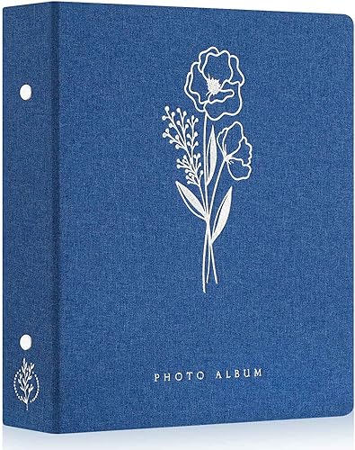 Vista 127 de Lanpn Álbum de fotos de 4 x 6 pulgadas, 600 bolsillos, cubierta de lino, álbumes de imágenes grandes con capacidad para 600 fotos horizontales