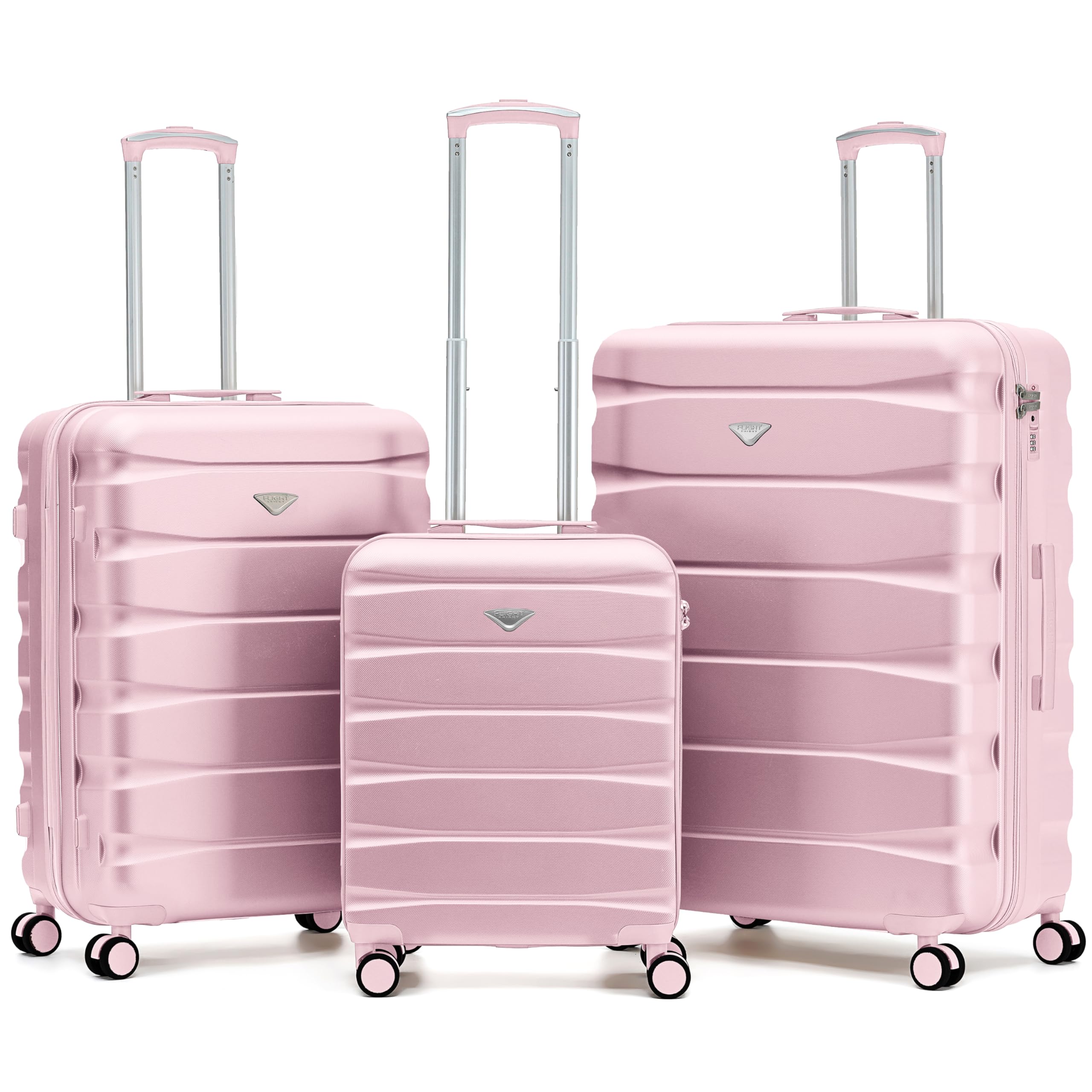 Flight Knight Underseat Cabin Suitcase 45x36x20cm | Free Hand Luggage for EasyJet & Wizz Air | Lightweight ABS Hard Shell with 8 Silent-Glide Spinner Wheels | Max Space Travel Bag — view 244