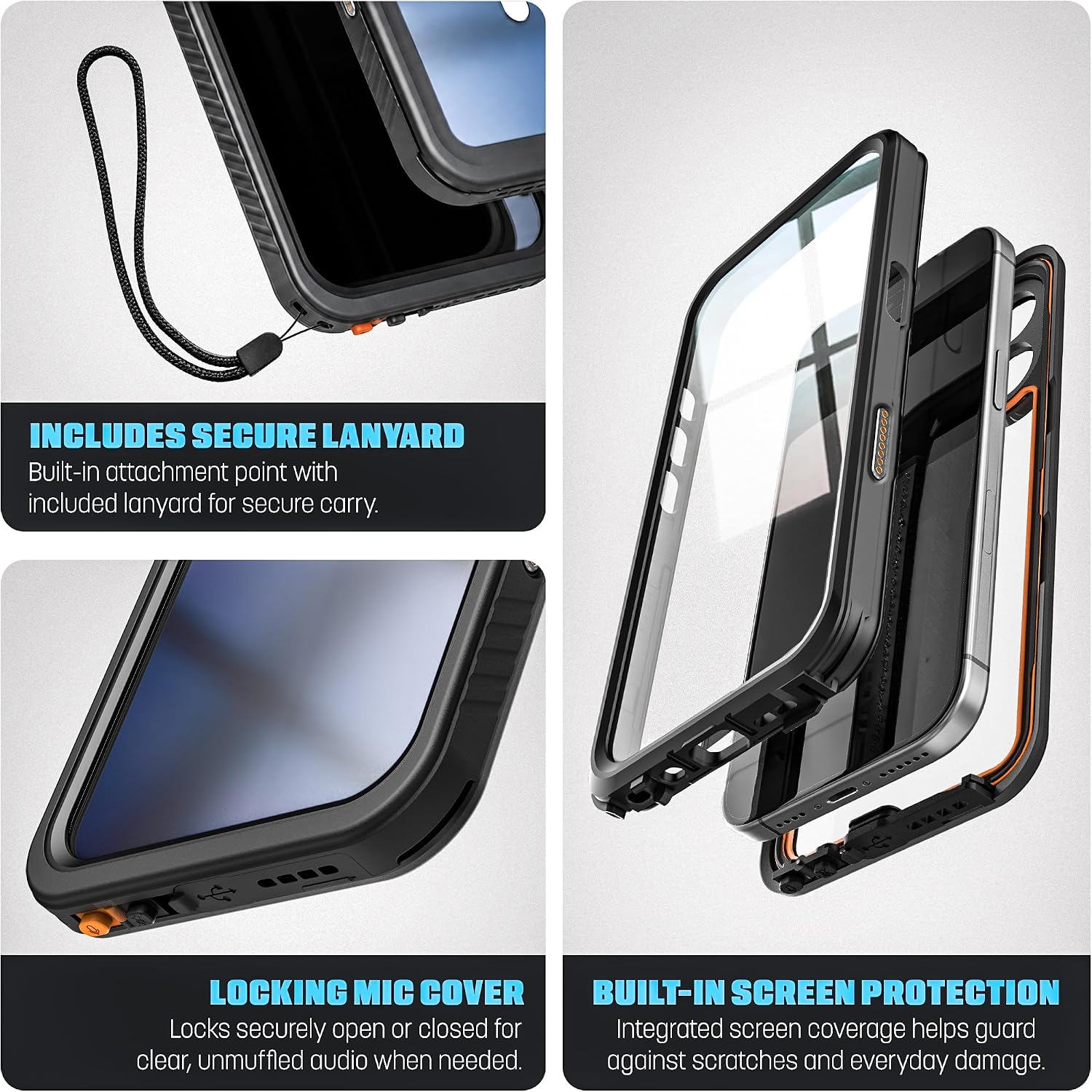 Encased iPhone 18 Pro Max Waterproof Case with Belt Clip Holster