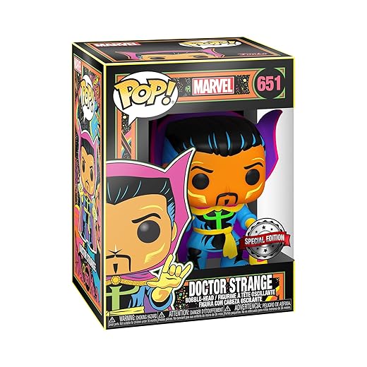 Funko Pop! Marvel: Black Light - Dr. Doctor Strange - Marvel Comics - Collectable Vinyl Figure - Gift Idea - Official Merchandise - Toys For Kids &Amp; Adults - Comic Books Fans