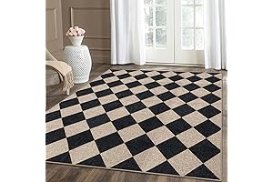 Lahome Checkered Outdoor Rug: Elevate Your Patio and Interiors