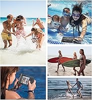 Vista 5 de Dexnor Funda impermeable IP68 para teléfono, funda universal 3D para teléfono celular con cordón ajustable de doble gancho para iPhone 15 14 13 12