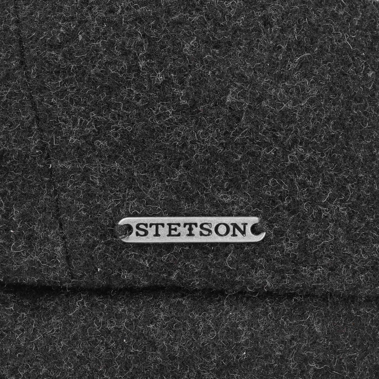 Stetson Kent Wool Flat Cap Herren Made in EU Kaschmir Herbst Winter Ohrenklappen Schirmmütze