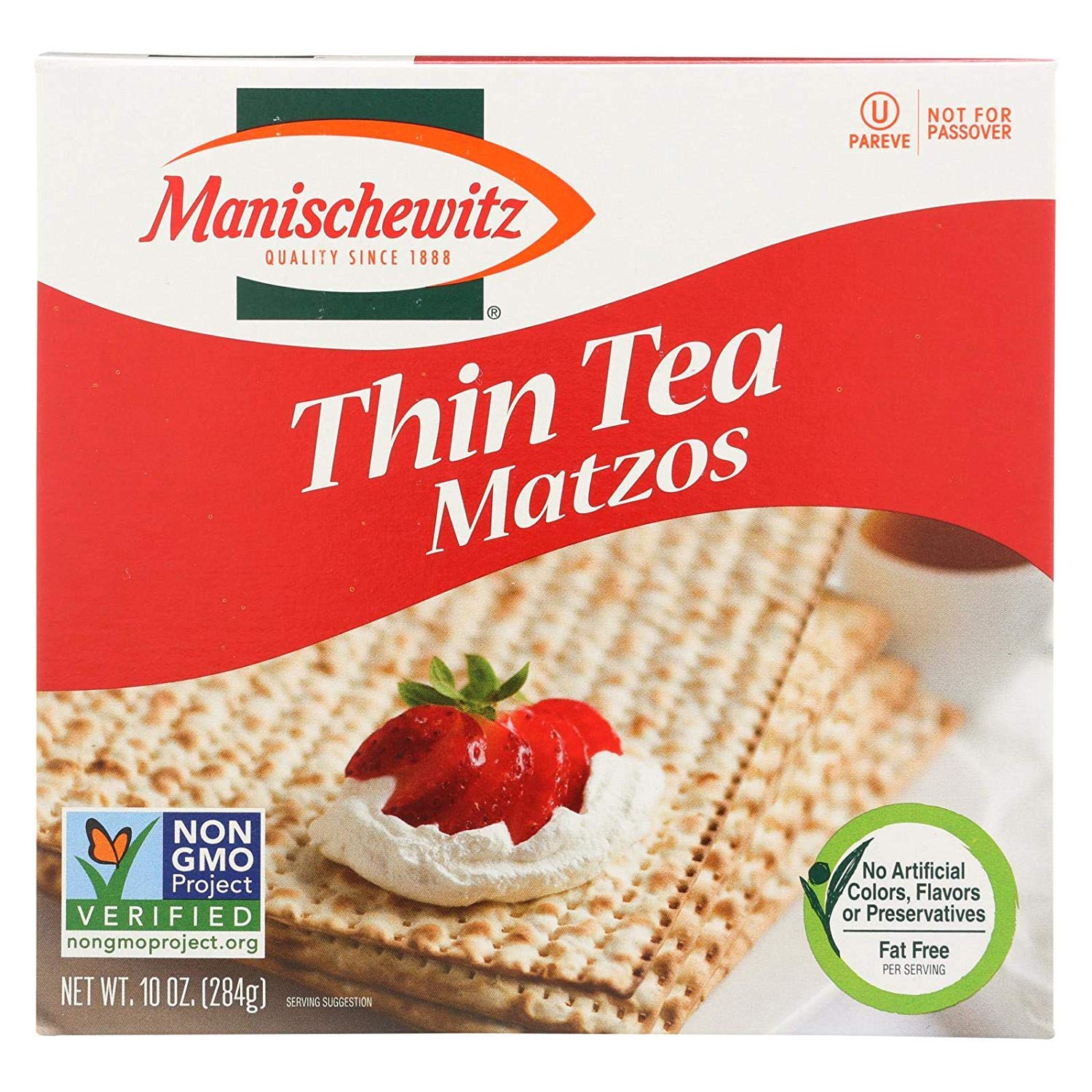 Manischewitz Cracker Matzo Tea Thin