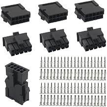 4 Sets Dual Row 10 Pin 3.0mm Pitch Connector Kit with Crimp Terminals