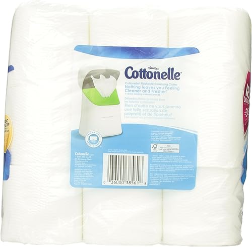Miniatura 4 de Cottonelle Papel higiénico Clean Care, rollo doble, paquete de 18