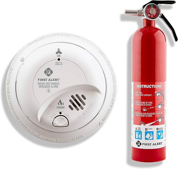 FIRST ALERT BRK SC9120B Hardwired Smoke and Carbon Monoxide