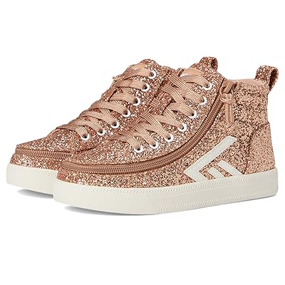 BILLY Footwear Kids BILLY CS High Top (Little Kid/Big Kid) Kids Shoes Rose Gold Glitz