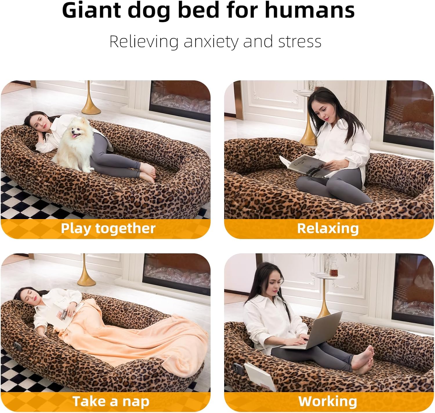 review Human Dog Bed，65