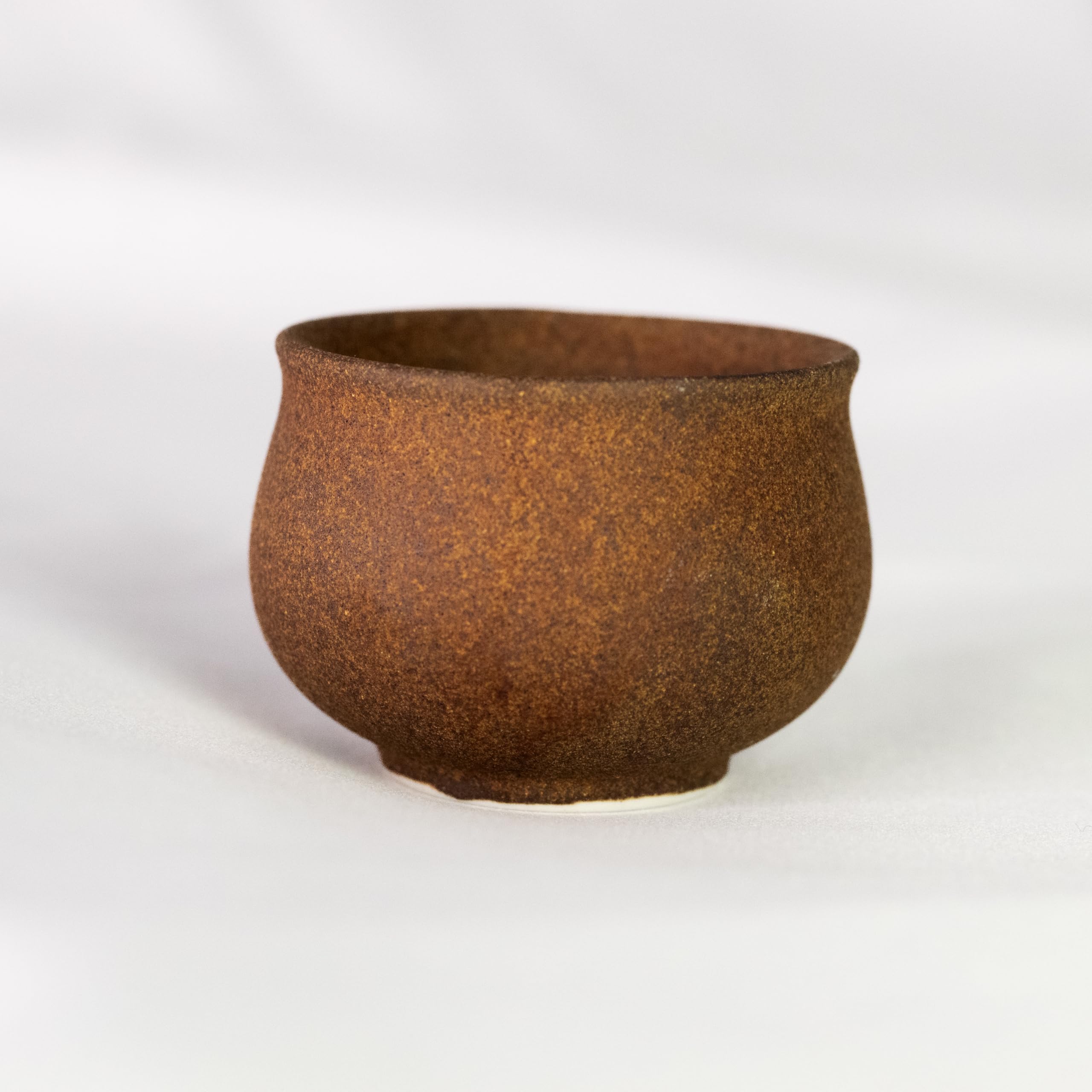Sushi Sushi Rustic Brown Sake Cup - Premium Ceramic Japanese Drinking Cup