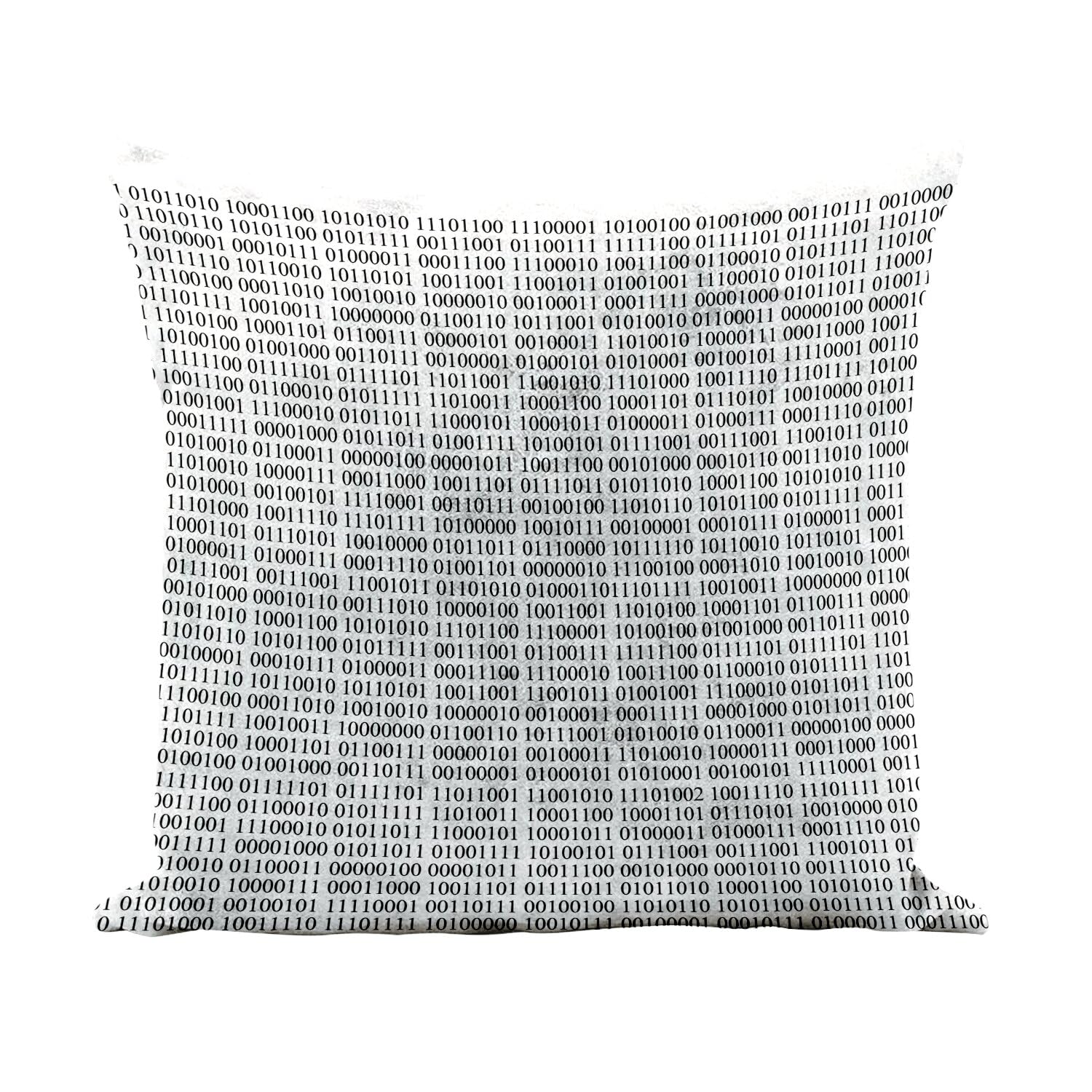 Coussin similicuir blanc 40x40 cm, texture cuir haut de gamme et élégante