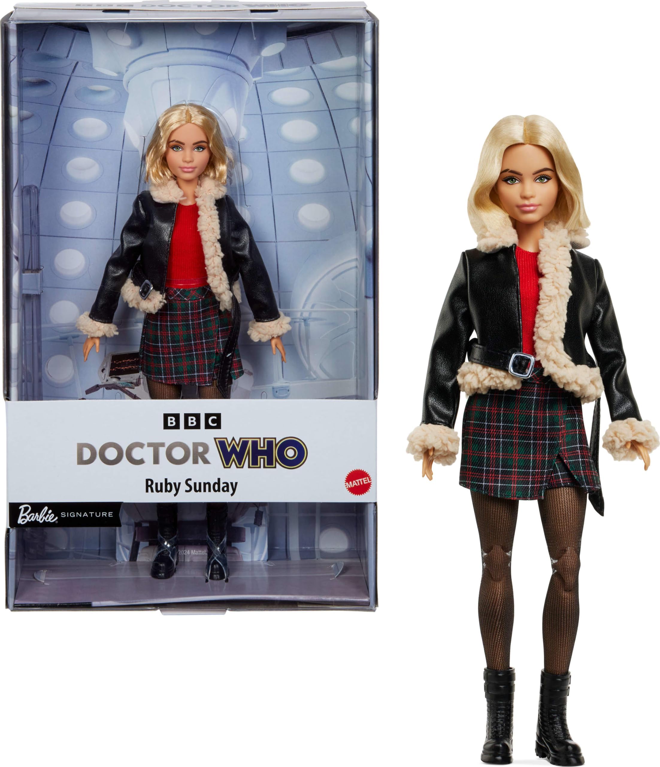 Ruby Sunday Doll, Dr. Who Collectible Inspired by the Series’ 14th Season with Doll Stand & Certificate of Authenticity