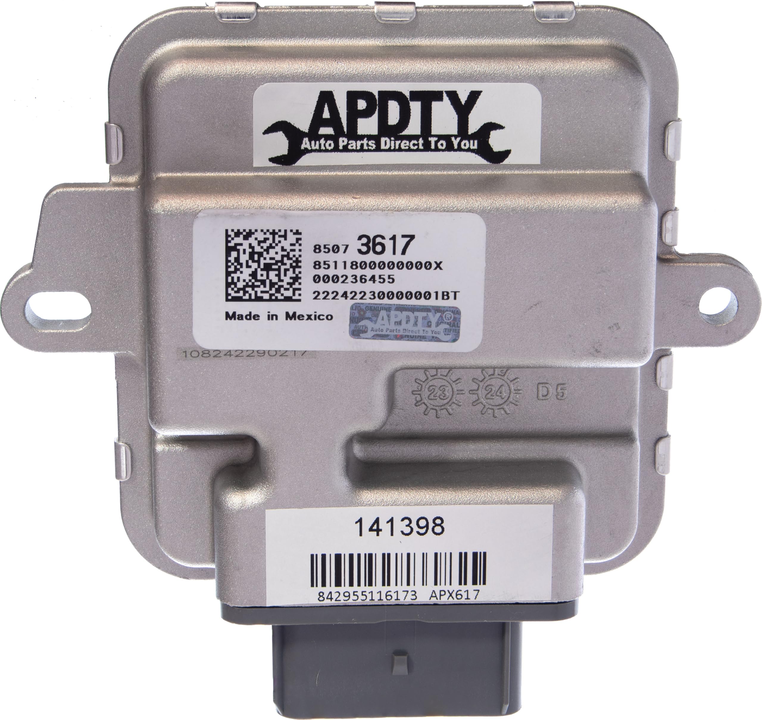APDTY 141398 TBCM Trailer Brake Control Module Compatible With 2015-2019 Escalade Colorado Canyon Silverado Sierra Suburban Tahoe Yukon (Replaces GM 23337305, 23114650, 23104453)