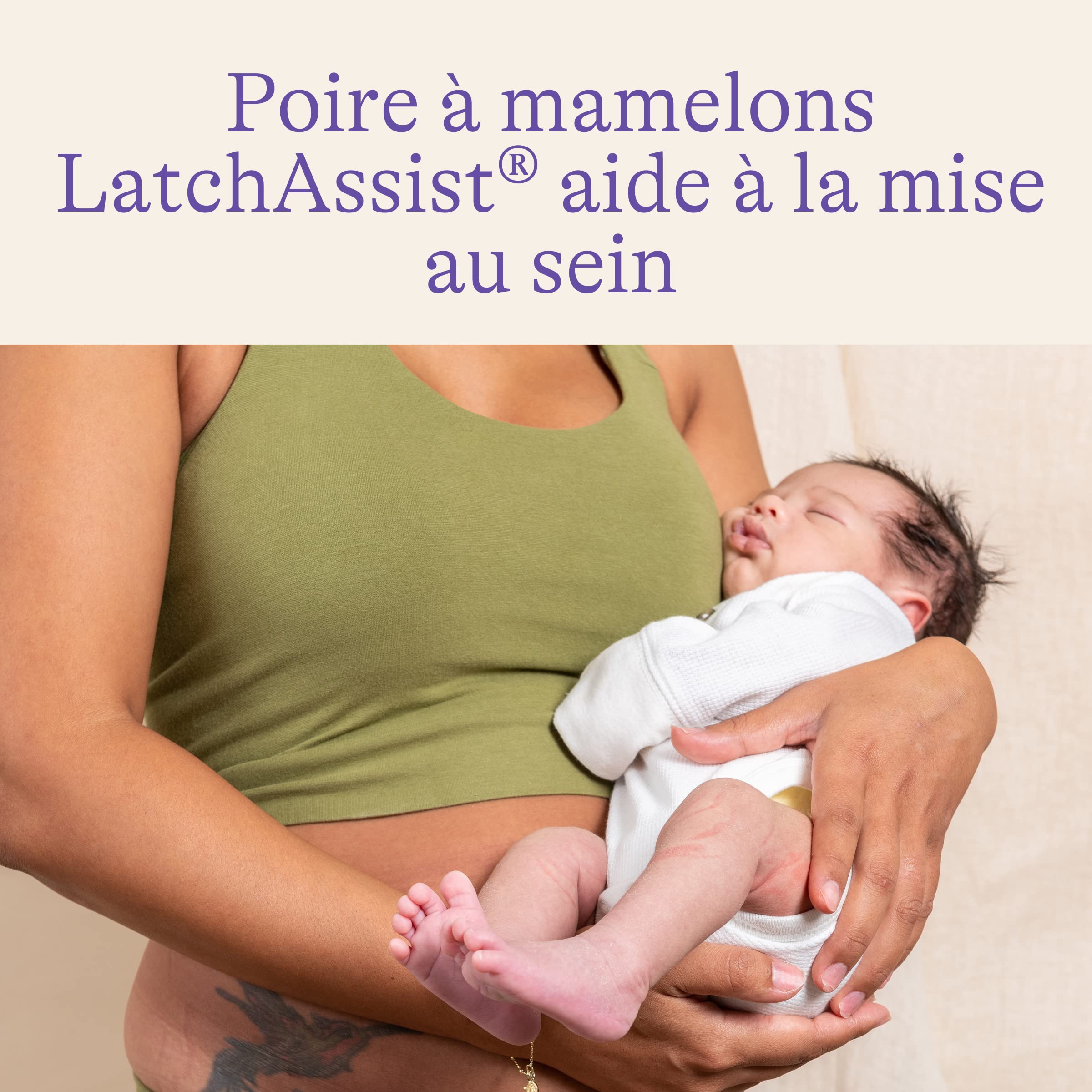 Lansinoh I Poire à mamelons Latch Assist