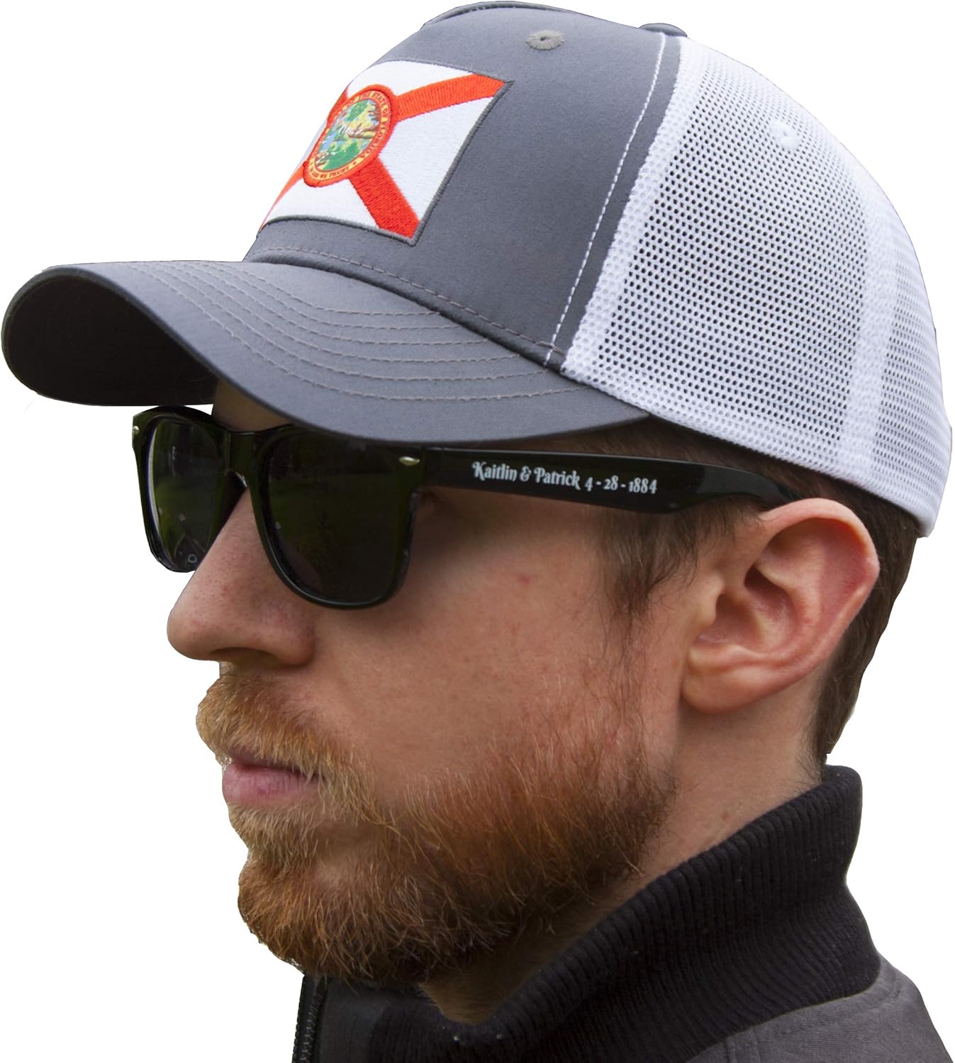 International Tie State Hat for Men and Women, Adjustable Snapback Trucker Baseball Cap with Embroidered Patch