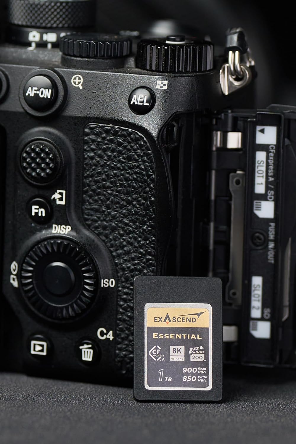 Exascend 120 GB / 180 GB / 240 GB Essential CFexpress Type A Card, Sustained Read 800MB/s, Compatible with Sony a1 / a7S III / a7 IV / FX3 / FX6 (480GB)