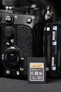 Exascend 120 GB / 180 GB / 240 GB Essential CFexpress Type A Card, Sustained Read 800MB/s, Compatible with Sony a1 / a7S III / a7 IV / FX3 / FX6 (480GB)
