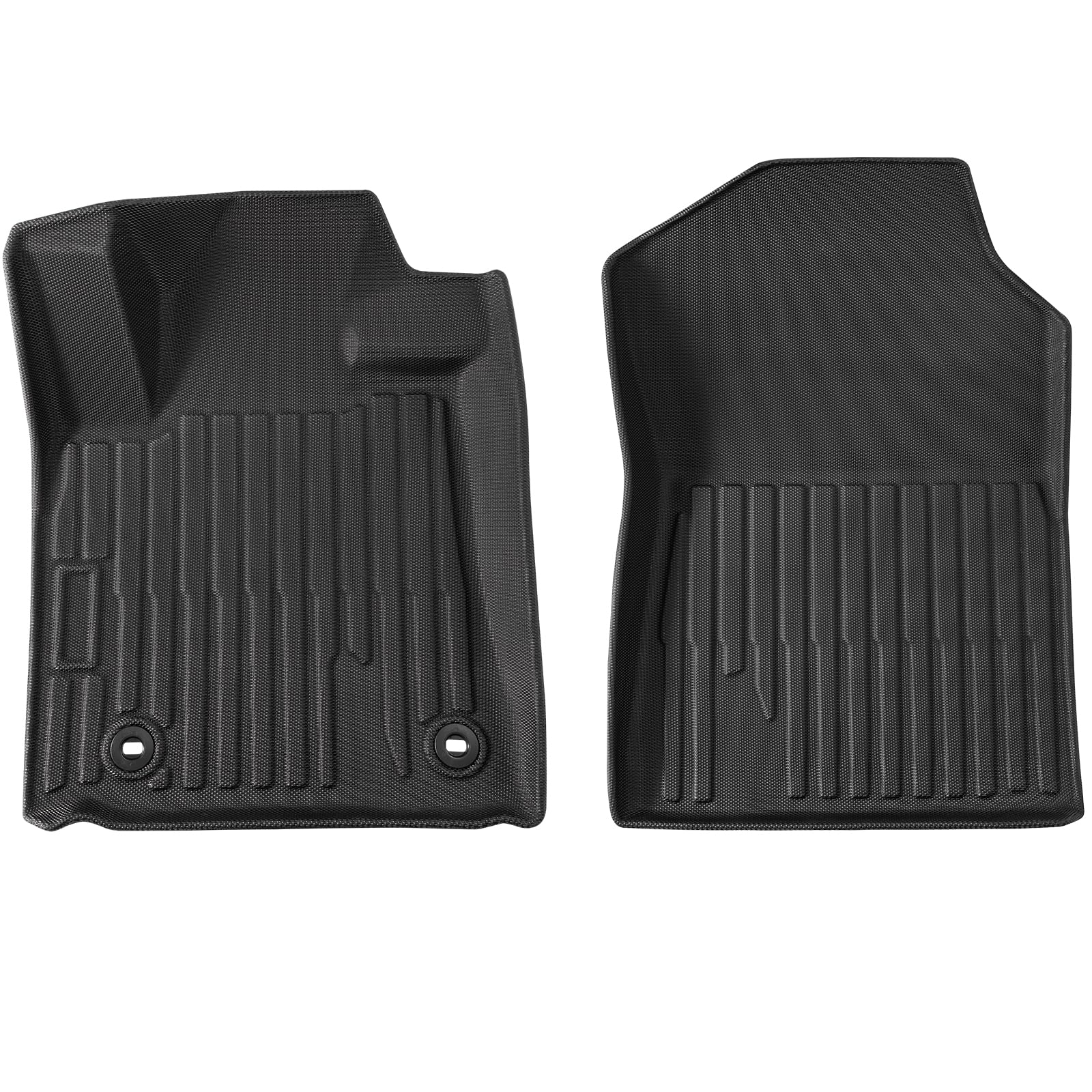 for Toyota Tundra 2012-2021 CrewMax & Double Cab Floor Mats for Toyota Sequoia 2012-2022 Floor Mats for 2012-2017 Tundra Regular Cab All Weather TPE
