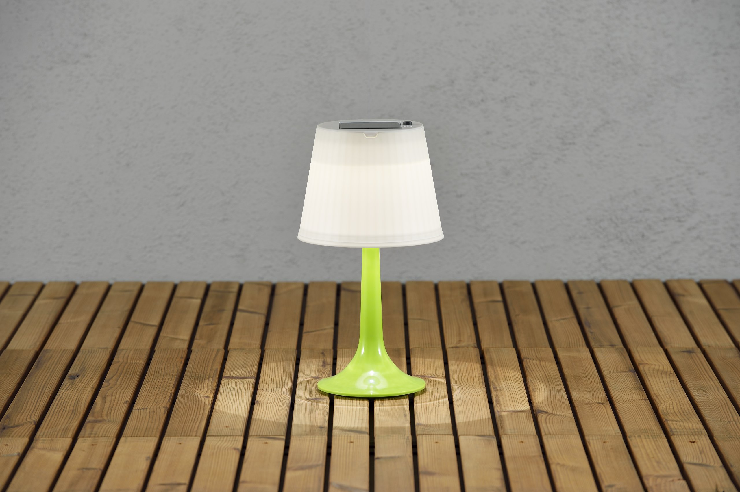 Konstsmide Assisi Solar LED Table Lamp - Green - Image 2