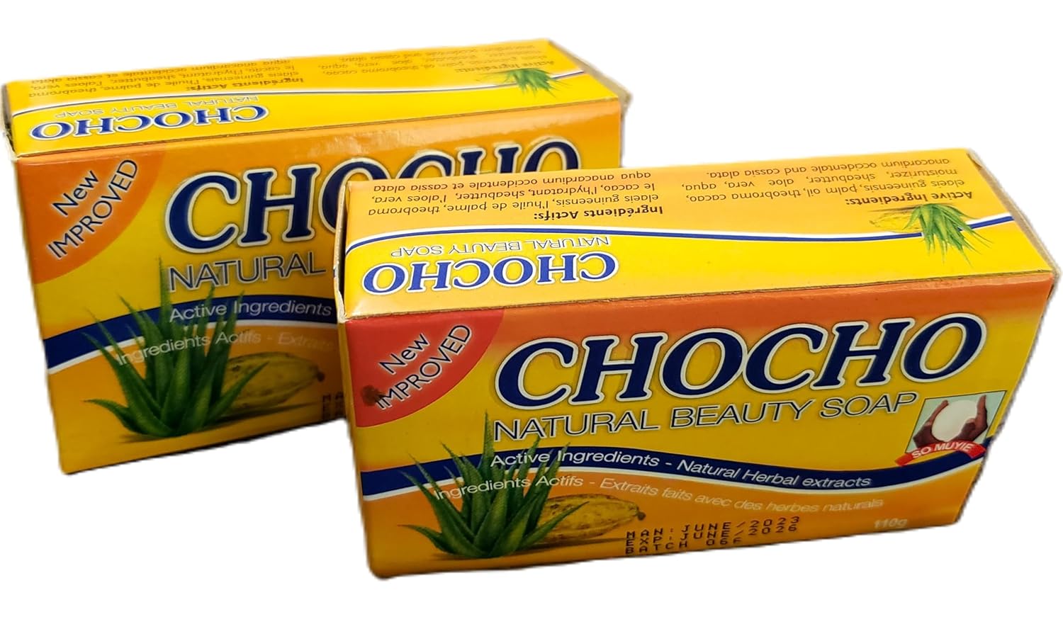 Chocho Herbal Soap – Ghana Nourishing Natural Soap from Ghana (2-Pack)